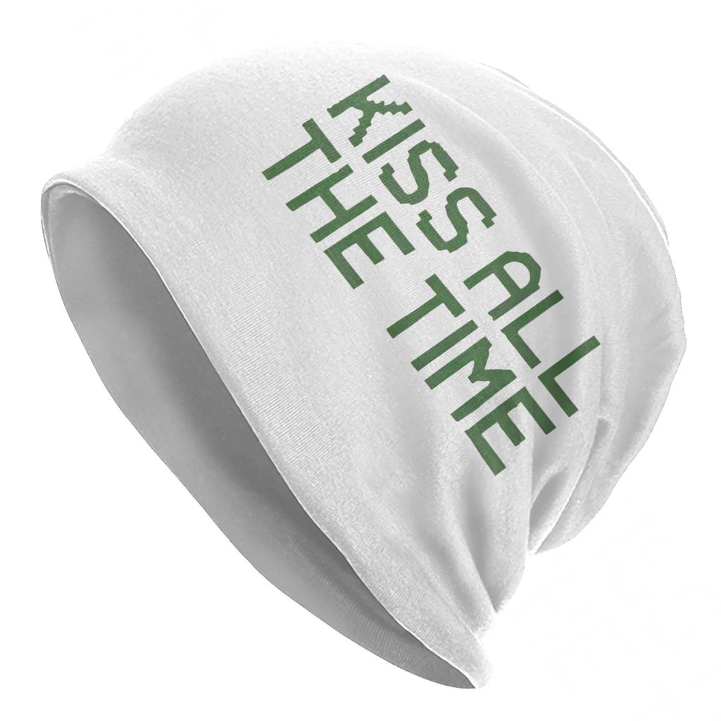Kiss All The Time  New Album Caps Harrys Music Styles Unisex Women Skullies Beanies Hats Summer Warm Multifunction Bonnet Hat