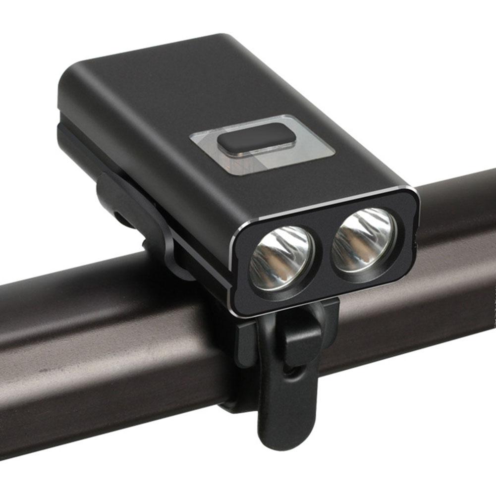 High Power USB Charged 2xT6 LED Bicycle Headlamp