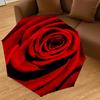 1PC Rose Flower Automatic Open/Close Umbrella with Windproof, 8-Rib Sturdy Canopy, Durable Ribs, Fashionable Design, 1302a