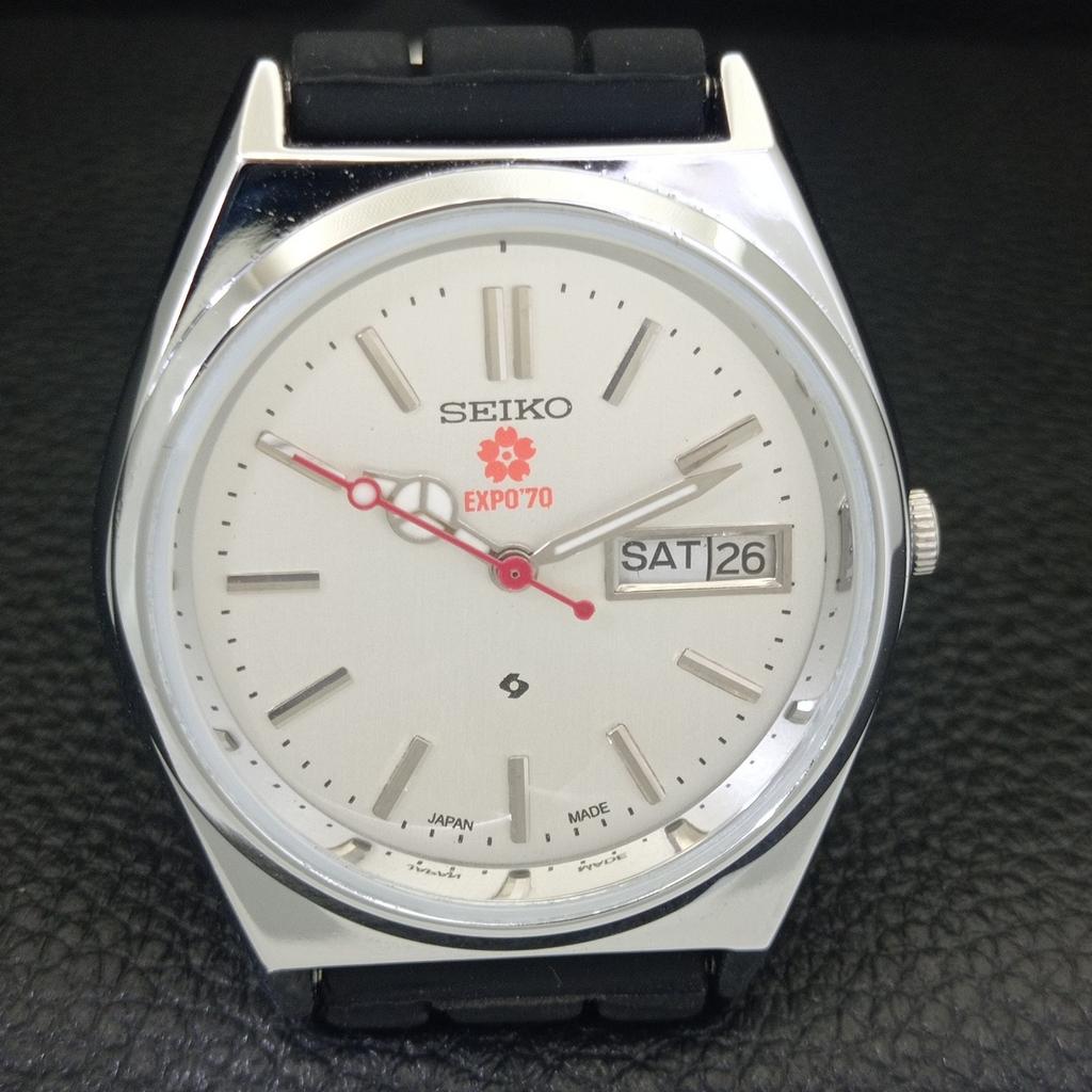 REFURBISHED VINTAGE SEIKO EXPO 70 AUTOMATIC 6309A JAPAN MENS WATCH A441782-1 Sk-a441782