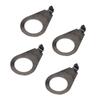 4Pcs Guitar Knobs Pointer Plates 38" Electric Guitar Control Knob Position Pointers 9.7Mm Diameter Washers For Lp Guitar Part