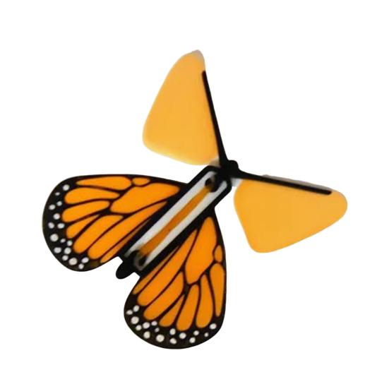 

3D-печатная летающая игрушка-бабочка, заводная игрушка-бабочка для детей и взрослых, снятие стресса и беспокойства, резиновая игрушка-бабочка, подарок на вечеринку A