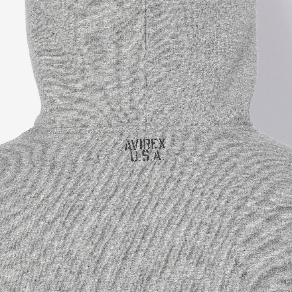 Avirex Daily Logo Pull Size Parka, Men's Small, 6153514, 002, Off/White