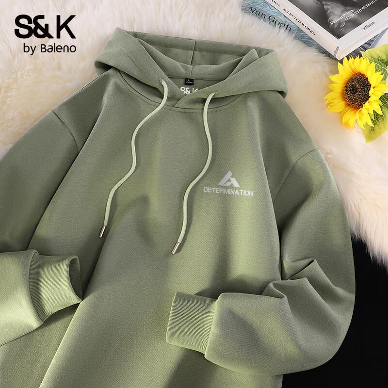 Baleno Men's S&K Series Heavyweight Hooded Sweatshirt