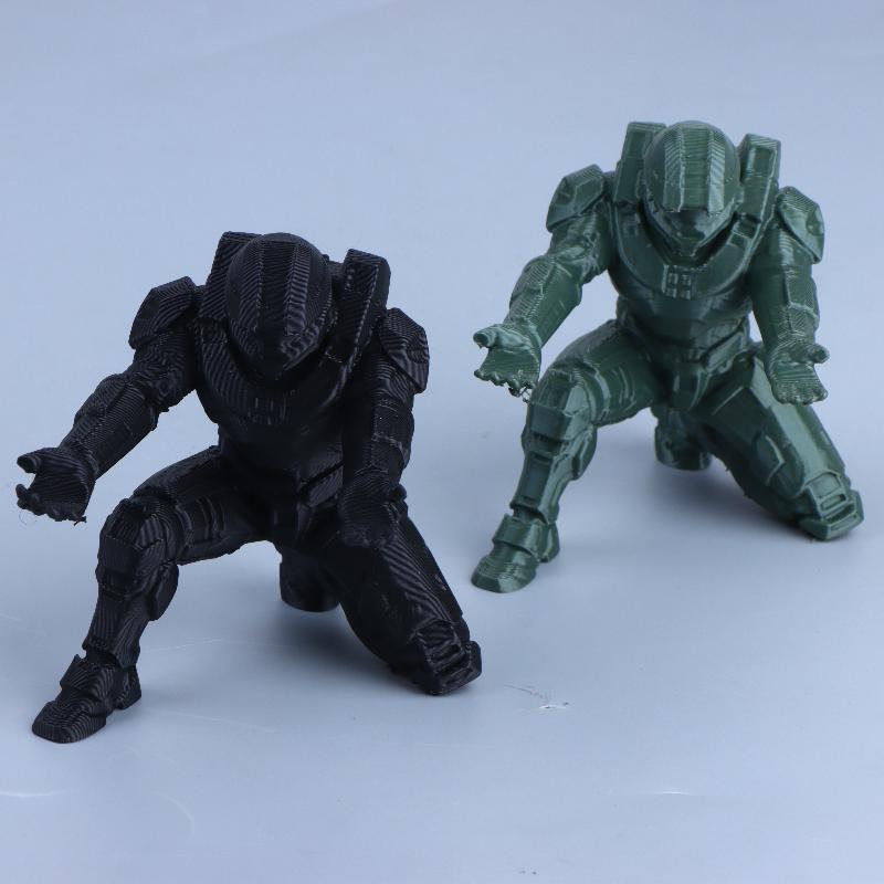 3D Printed Pen Holder, Cool Tech Soldier Pen Stand, Creative Desktop Decoration Storage, Stylish Stationery Display Decoration