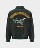 Brooks Brothers Corduroy Varsity Jumper (Dark Green) (Bbotmbf305)