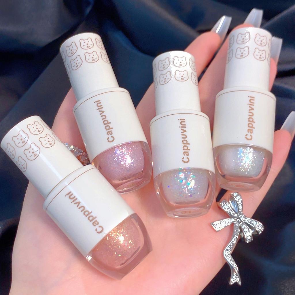 6 barev Glitter Tekutý zvýrazňovač očních stínů Voděodolný Perleťový Lesklý Flitry Ležící Morušový Makeup Kosmetika