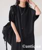 Antiqua Fleece Short Solid Free Size Black Women's Dress, Long, Sleeve, Color, PYA-00010, 05,