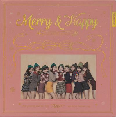 CD TWICE - Merry & Happy JYPK0884 JYP Entertainme 2017 South Kore Pop Used
