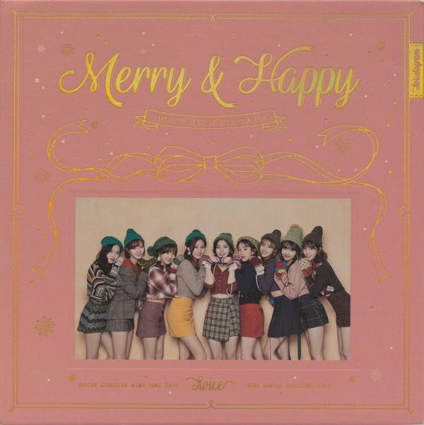 

CD TWICE - Merry & Happy JYPK0884 JYP Entertainme 2017 South Kore Pop Used
