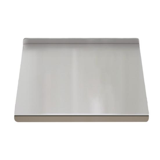 

Нековзна обробна дошка Нержавіюча сталева дошка для нарізання з нековзким дном Нарізання м яса, хліба, овочів, фруктів, тортів Легко чиститься Кухонний інструмент 30x30cm