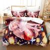 Set Biancheria da Letto Anime 3D Kawaii Ragazze Momiji Inubashiri Singolo Gemello Matrimoniale Queen King Size Set Letto Camera da Letto Adulti Bambini Set Copripiumino