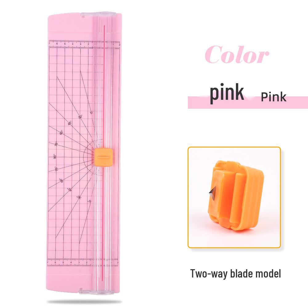 

Two-Way A4 Mini Paper Cutter for Students розовый