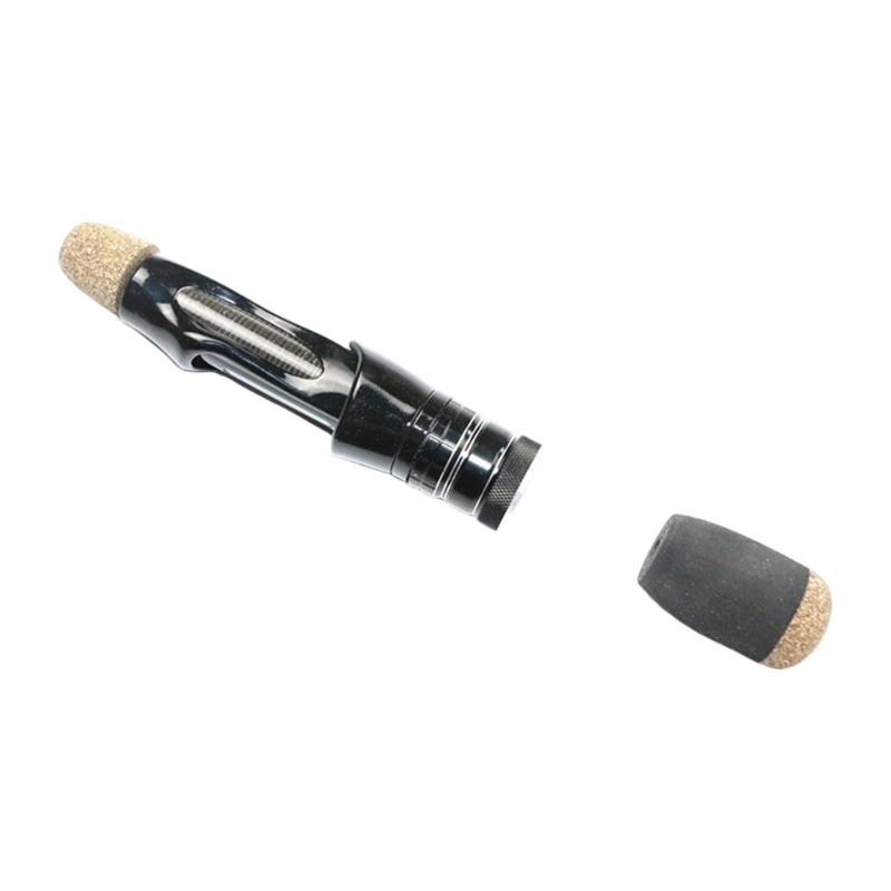 Fishing Rod Handle Grip Soft EVA And Rubber Cork Fishing Rod Handle Upgrade Ergonomic For Enhances Comfort And Control серебряный