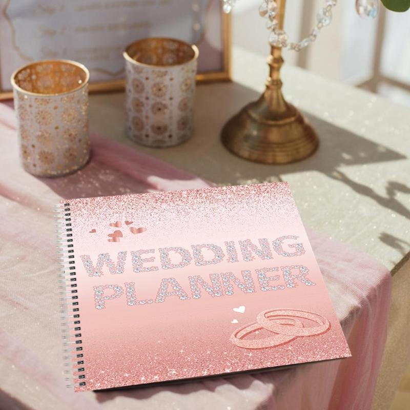 Stylish Wedding Planner Notebook Bride Planning Checklist for Bride Grooms and Coordinators To Organize Every Detail