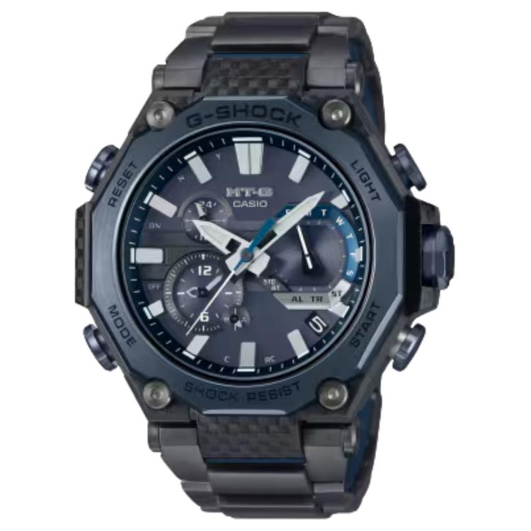 CASIO MTG B2000 200m Waterproof Solar Quartz Movement Composite Material Strap Watch Unisex MTG-B2000YBD-2AJF