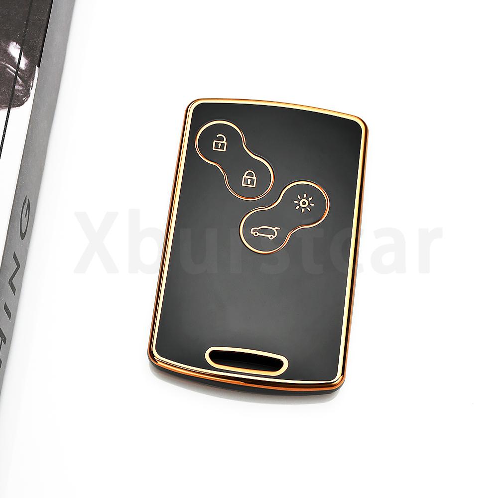 Fashion Tpu Car Remote Key Cover Case For Renault Fluence Zoe Scenic Captur Clio Laguna Koleos Megane Card Keyless Shell Fob