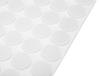 Felt and EVA foam pads, self-adhesive, white, 125 pcs.