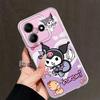 Cartoon Kuromi My Melody Soft Phone Cover Case for Xiaomi Redmi Note 14 Pro Plus 12 13C A4 10S 9 10 11S 12S 11 Note 13 14C