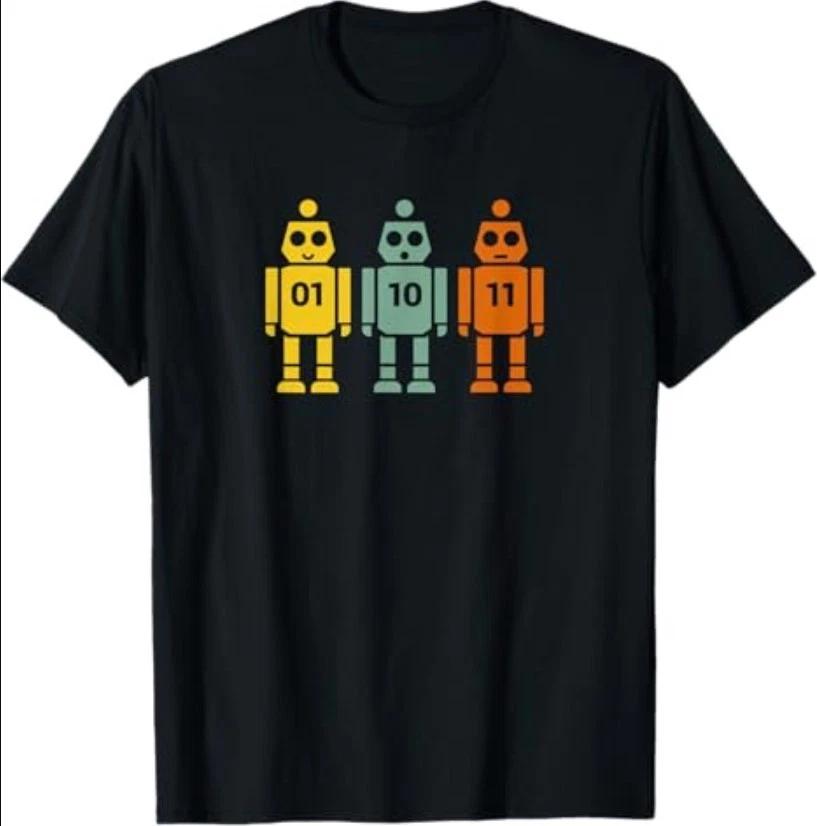 01 10 11 Robot T-Shirt S