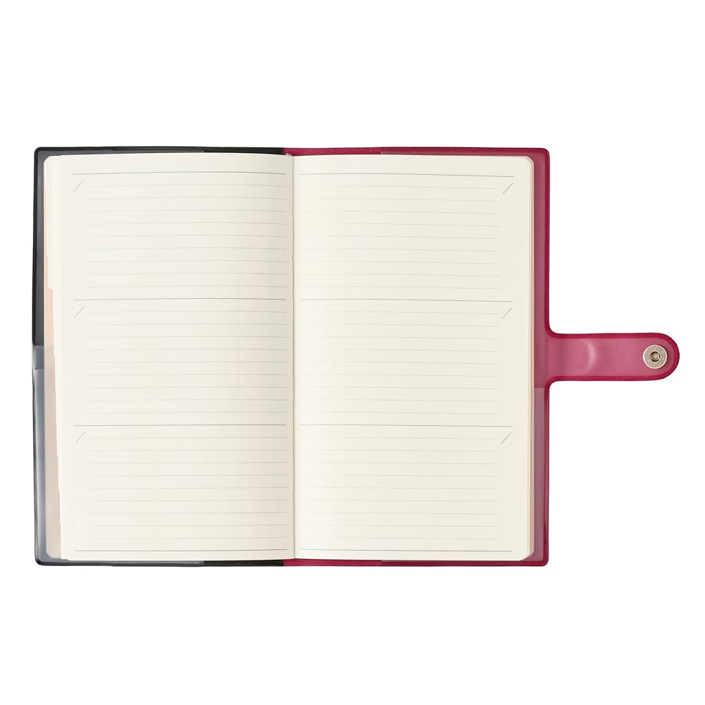 Nolty Pagem Family Planner 2026 Monthly Pouch Bordeaux Wine 2788 December (Starts 2025)