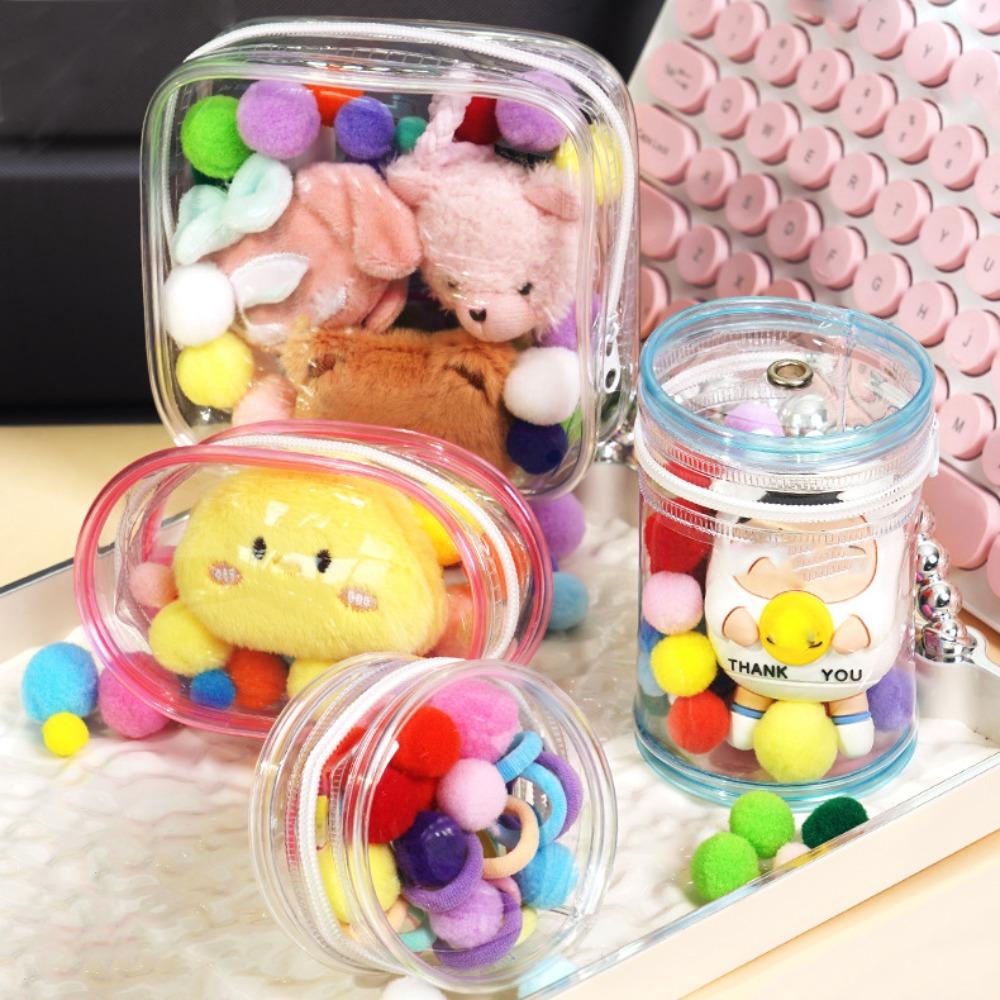 With Buckle Clear Outdoor Doll Bag Display Outdoor Doll Display Bag Doll Storage Pouch Plush Doll