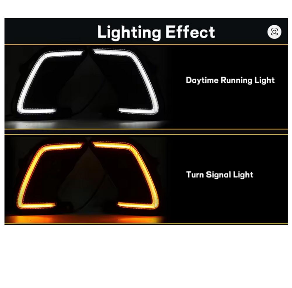 DRL For 2024-2025 Toyota Grand Highlander LED Daytime Running Light Fog Lamp