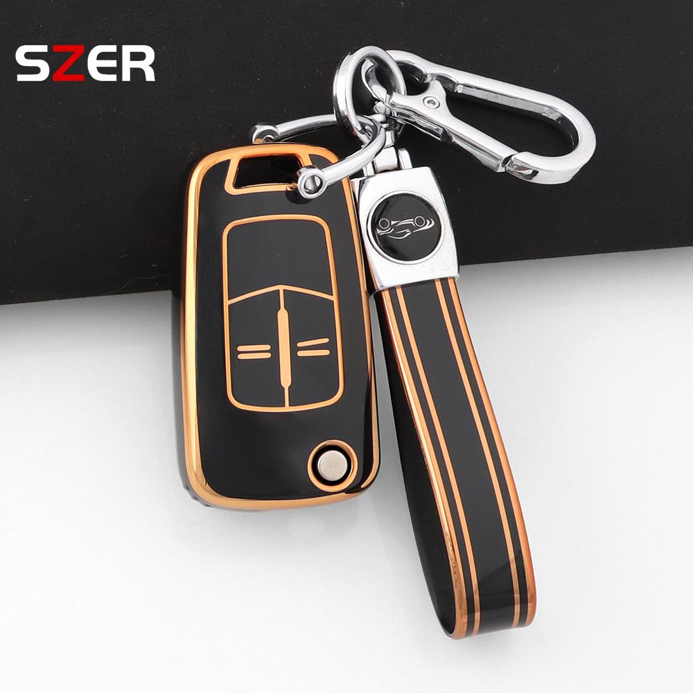 2 Buttons Tpu Car Key Case Cover Shell Fob Keychain For Vauxhall Opel Astra J Corsa D Vectra C Zafira L778 Insignia Accessories