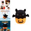 Cute Halloween Bat Pumpkin Plush Toy For Kids' Birthday And Home Decoration