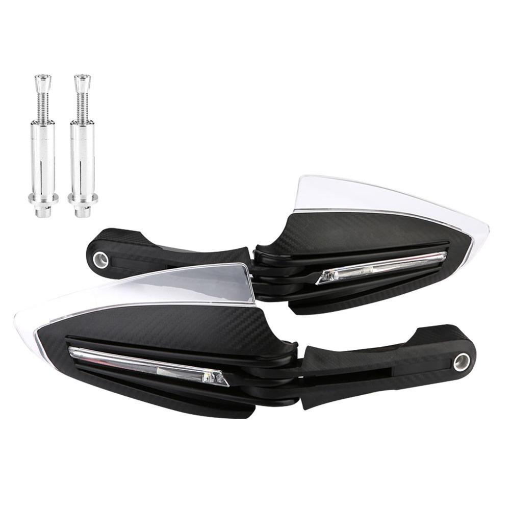 2Pcs 7/8" LED Hand Guard Aluminum Alloy Hand Guard Protector New Motorcycle Hand Guards