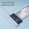 Deli 5534 A4 Transparent Pull-Rod Report Folder