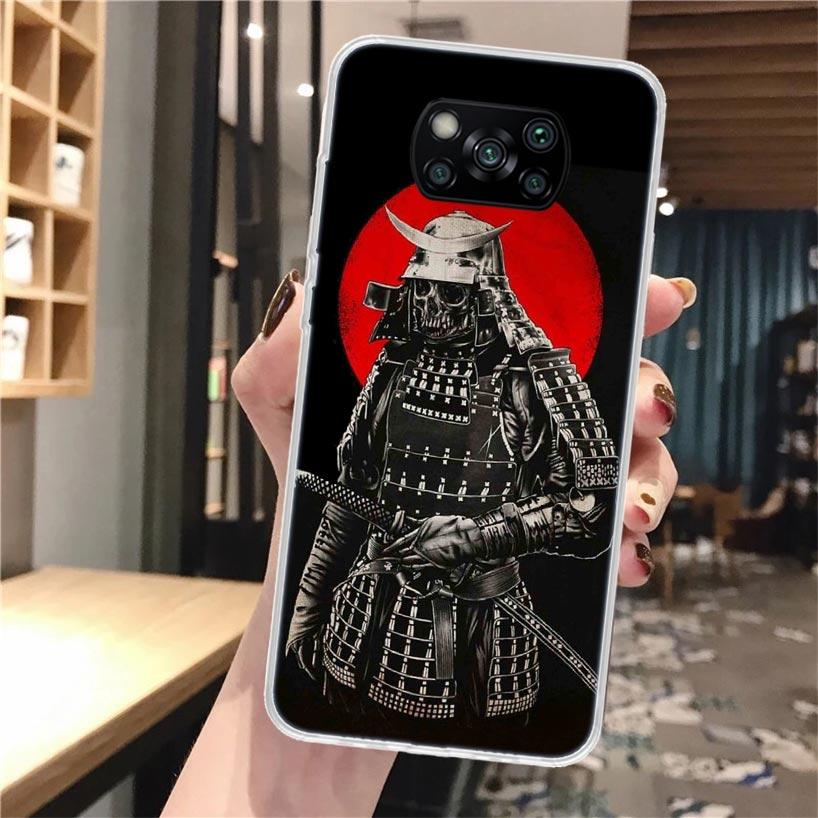

Эстетичный Крутой Силиконовый Чехол для Телефона в Стиле Самурая Для Xiaomi Poco X3 Nfc X5 X6 X7 F7 Ultra F6 F5 Pro M6 M5S X4 F4 GT M4 M3 F3 Обложка Poco Xiaomi Poco X7 Pro