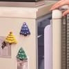 Fridge Magnets Christmas Magnetic Refrigerator Decoration Christmas Tree Fridge Magnets for Whiteboard Office And Winter Holiday
