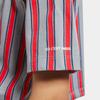 Jordan Paris Saint-Germain Striped Print Short Sleeve T-Shirt Women Tops Red DM4999-090