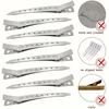 New Alligator Hair Clips Metal Duck Bill Hair Clips for Styling - with Holes Professional Sectioning Clips for Salon And Women
