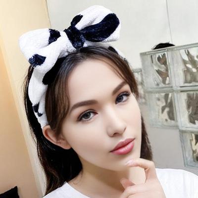 Podzim Zima Ženy Kráva Čelenka Lázeňský make-up Nastavitelný elastický pásek na hlavu Mytí obličeje Lázeňský make-up Pásek do vlasů
