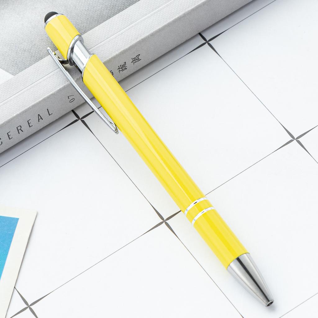 Metall-Touch-Stift, Aluminium-Stab-Stift, Meiji-Stift, Kapazitiver Touch-Stift, Kugelschreiber, Handschrift-Touchscreen-Stift