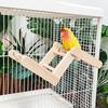 Bird Cage Ladder Wooden Cage Climbing Ladder Multipurpose Beak Grinding Toys Bird Climbing Toys For Standing Climbing Resting