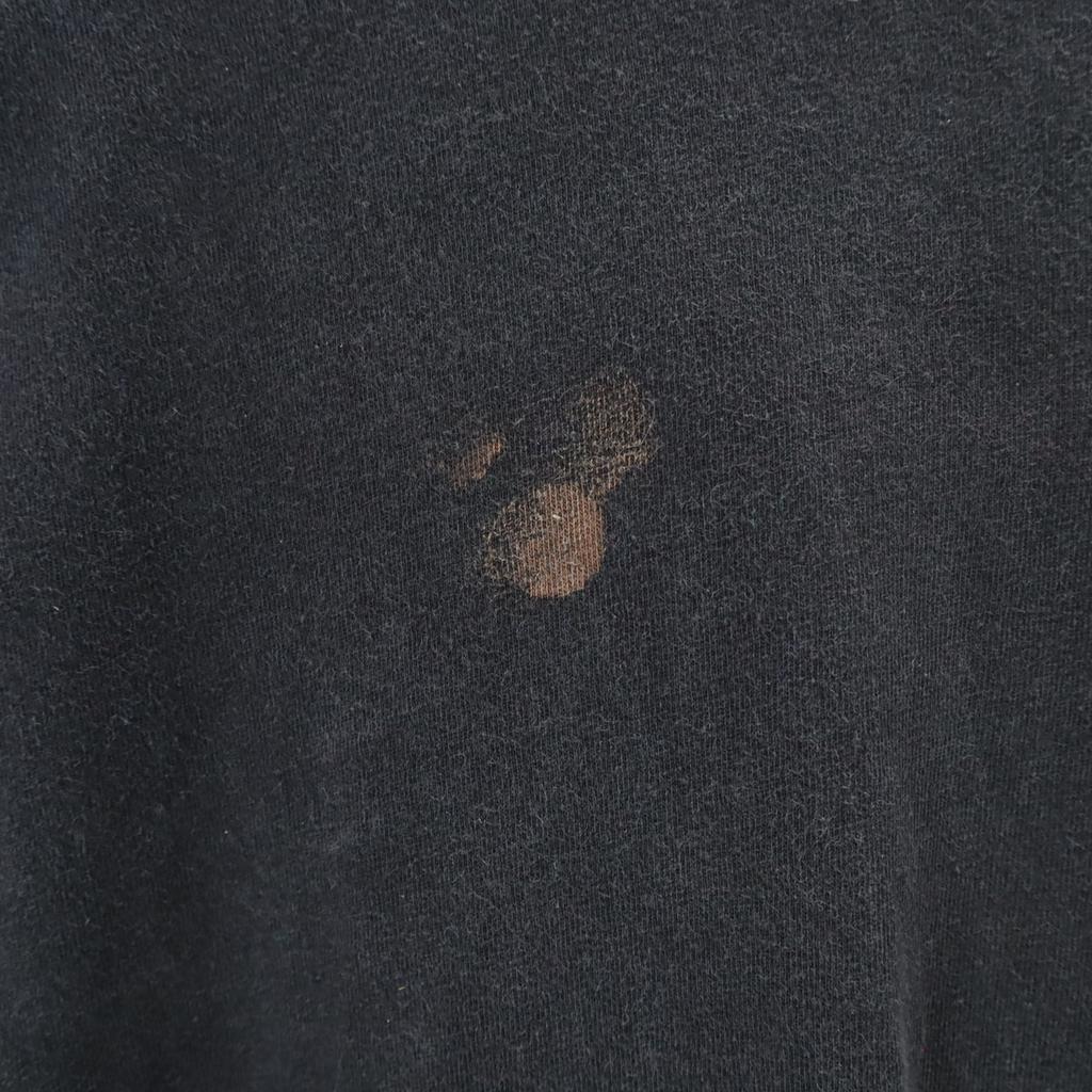 Harley Davidson Short Sleeve T-shirt 3XL Black Big Size Men's Used