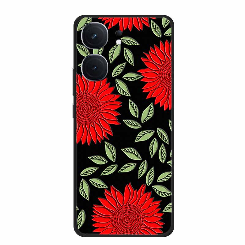 3D Emboss Case For Vivo iQOO Neo9s Pro Plus Phone Case Silicone Soft Coque For Vivo iQOO Neo9s Pro+ Back Cover Case 9 S Pro Plus