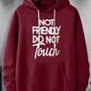2025 Ny Stil Herr Personlig Förenta Nationerna Bokstavstryck Hoodie Höst Vinter Casual