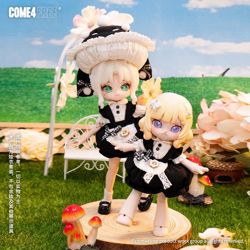 

COME4FREE Серія Казок Грибна Сила 1/12 BJD Лялька Одяг Сукня OB11 Лялькова Сукня