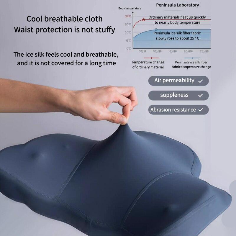 Memory Cotton Qaist Office Lumbar Cushion Seat For a Long Time Lumbar Pillow Ergonomic Lumbar Support Massage Back