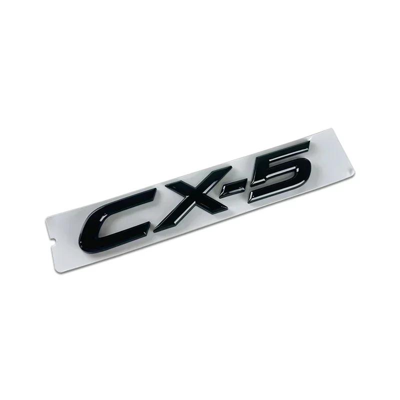 for Plastic Car Front Trunk Emblem Mazda CX-5 CX5 Steering Wheel Badge 3D Body Replaced Sticker Rear Tail Refitting Decoration k2