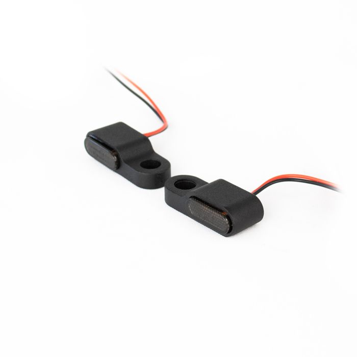 Clignotants moto LED Lumitecs TX13 2 pièces teinté noir