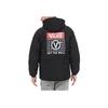 Vans Logo Printed Hooded Windbreaker Jacket Men Jacket Black VN0A4BPBBLK