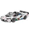 Non-Toxic 348Pcs City Racing Car Building Blocks 1:24 Scale Speed Vehicle Model Assembly Bricks Toys Desktop Ornaments Kids Holiday Gifts