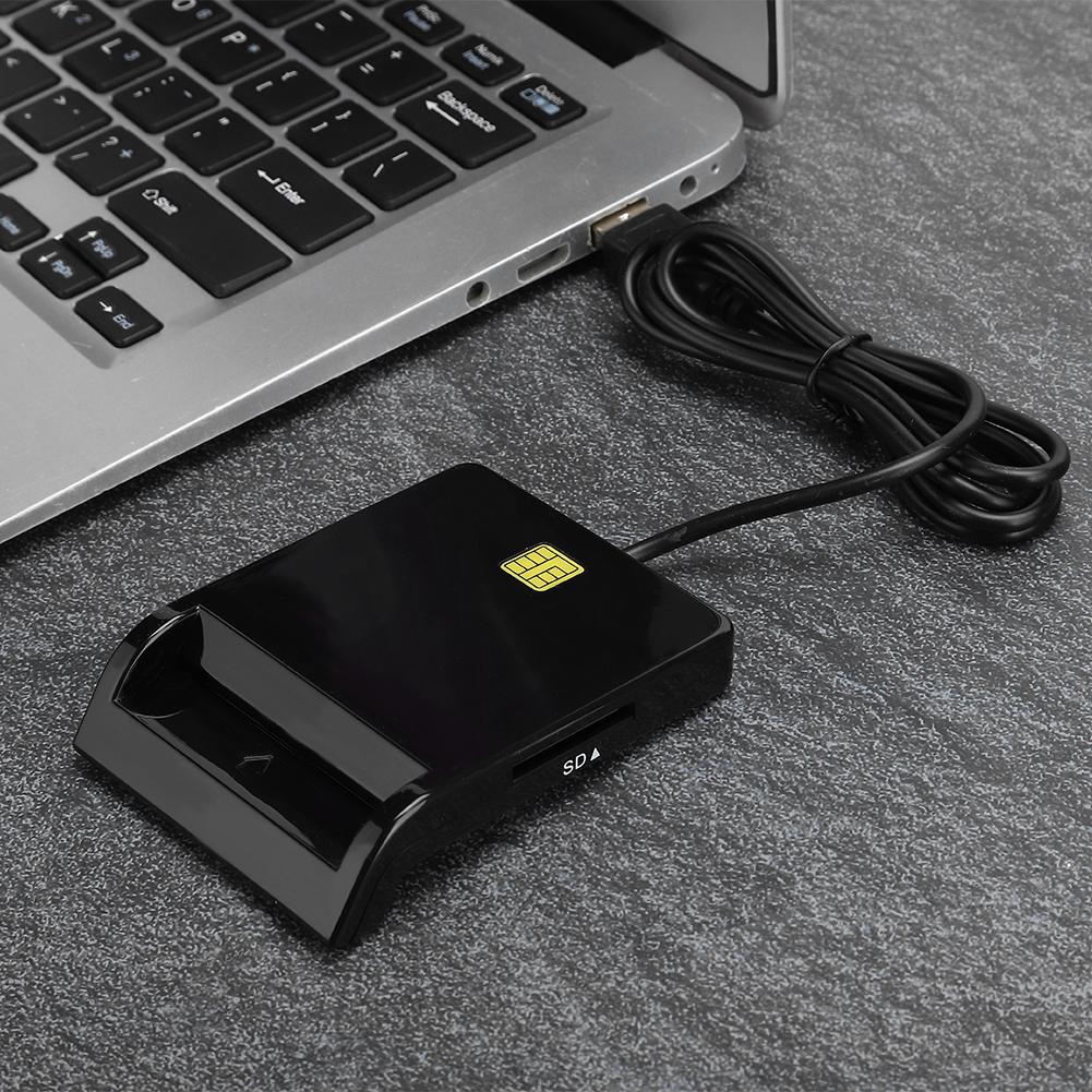 Smart Card Reader Black for Windows 98 Me 2000 NT 4.0 XP CE Vista 7 8 8.1 10 Linux