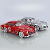 1:24 Scale 300SL Car Model Toy Alloy Diecast Doors Opened Pull Back Vintage Vehicle Models Toys Boys Kids Collection Gifts