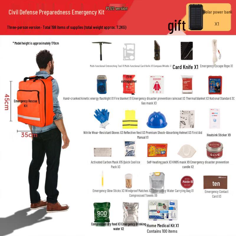 Longchan Emergency Survival Kit